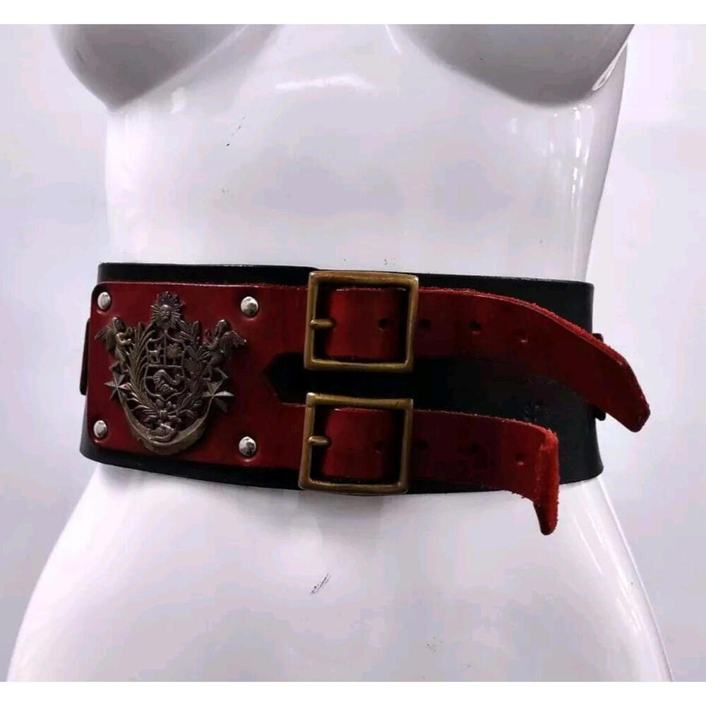 Rifat Ozbek Corset Belt COUTURE 26 BRITISH ROYALTY PALOMBA 87 B Avante-garde 80s